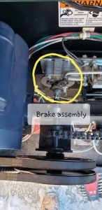 Gate operator brake inspection