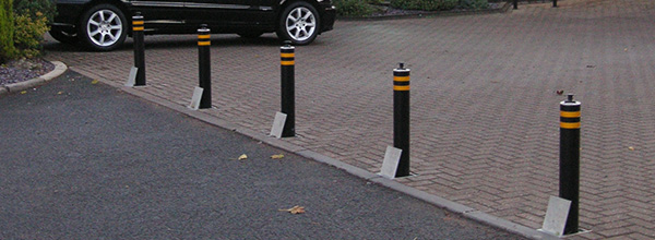 Retractable bollards that retract into the ground.

Traffic control installation company retractable barriers high visibility caution tape risk management safety protection security commercial contractors
