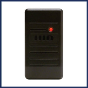 HID card reader for automated gate. Features a multicolor LED & beeper. Can read HID card with formats up to 85 bits. Ideal for indoor and outdoor installation