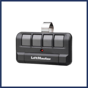 LiftMaster 4 button gate transmitter. Ideal for gated communities. Each button is independently programmable. Includes directional visor clip