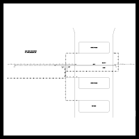System design image. Electrical requirement drawing image for single slide gate (right).